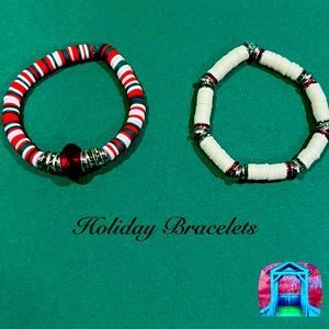 Holiday Beaded Bracelets